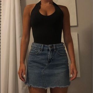 pacsun jean skirt size 24